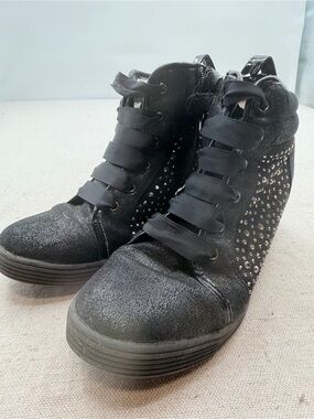 Stuart Weitzman Vance Wedge Rhinestone Sneakers